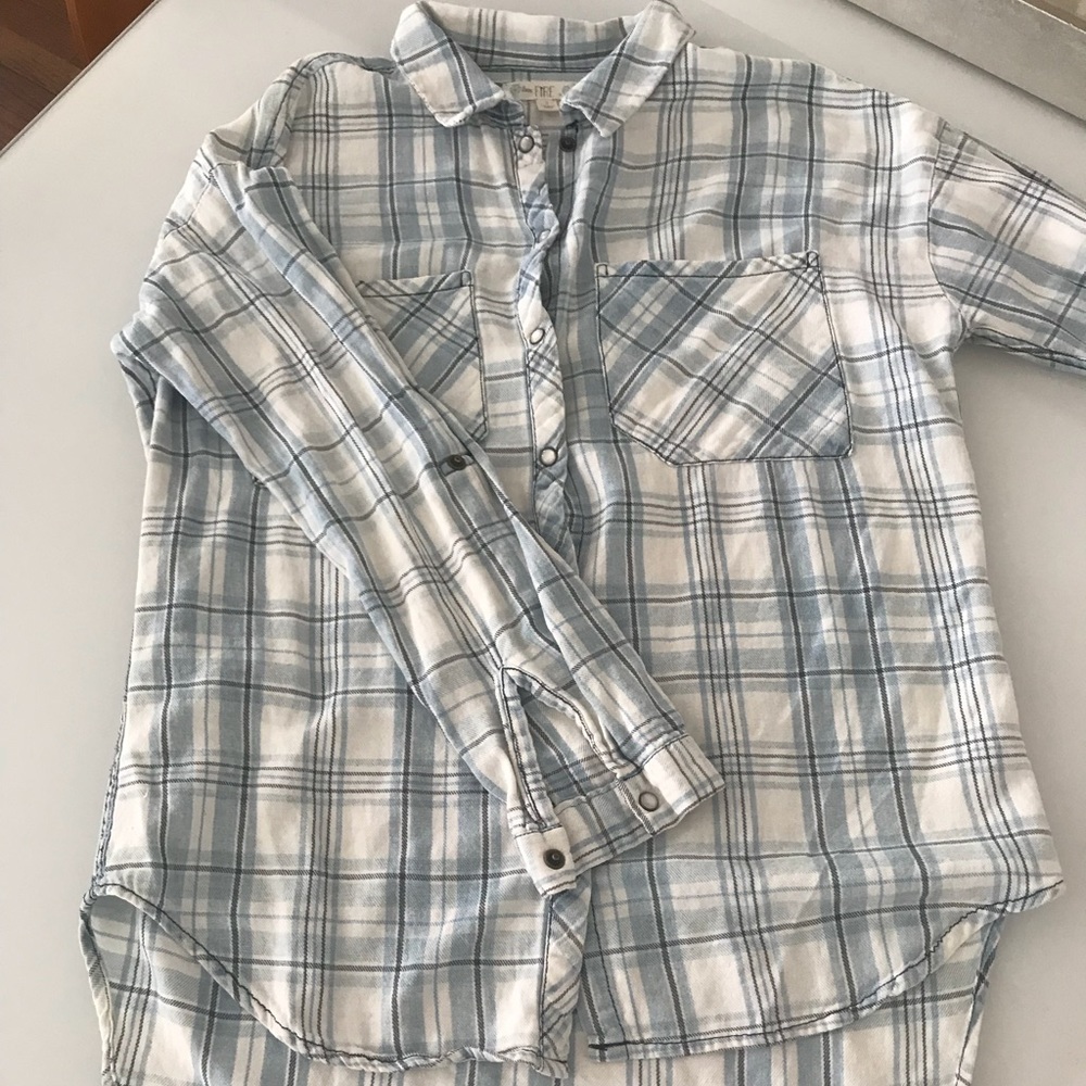 Oversized flannel for women